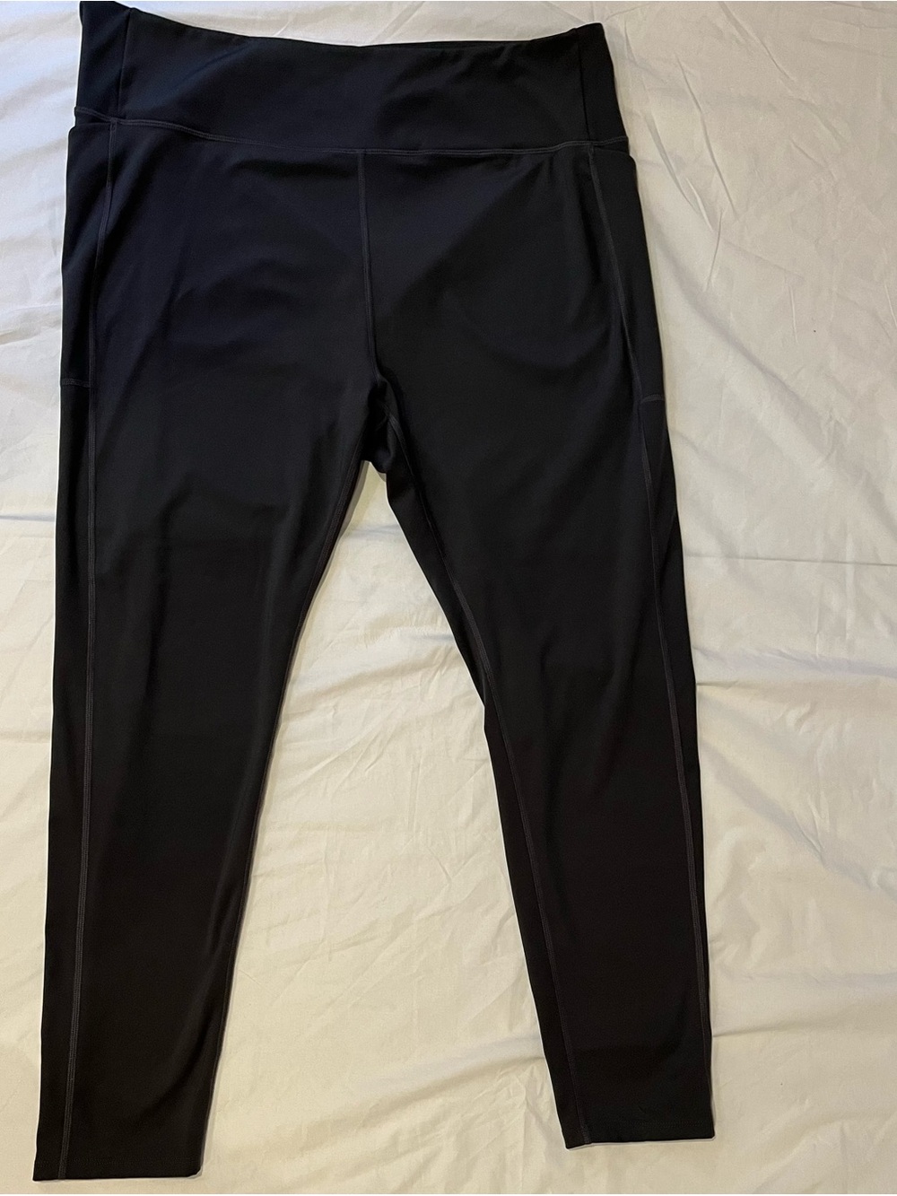 Girlfriend Collective Smoke Gray Compressive High Rise Pocket Leggings 4XL